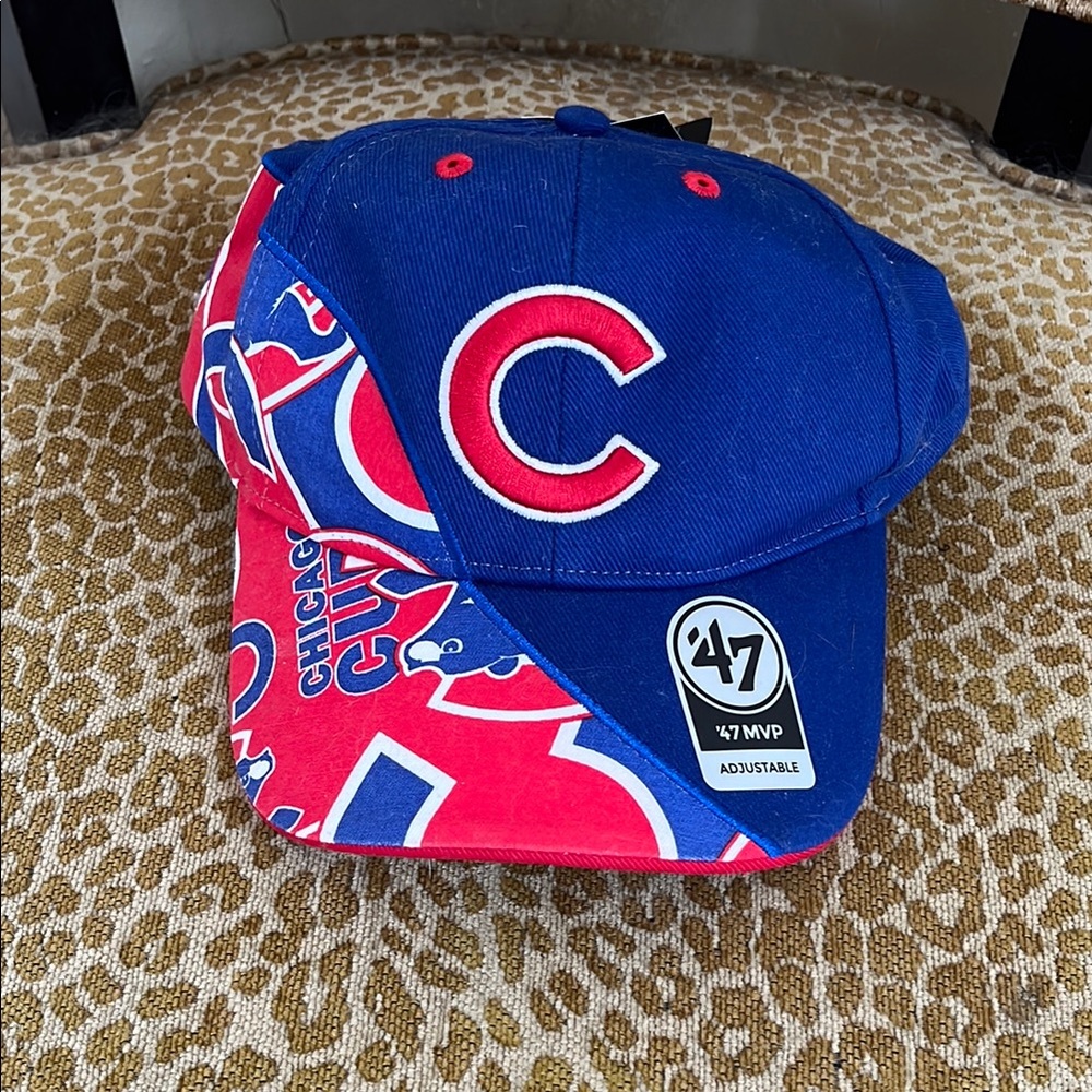 47 Brand Chicago Cubs Blue Red Cap
